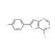 4-Chloro-6-(4-fluorophenyl)thieno[3,2-d]pyrimidine - chemical structure image