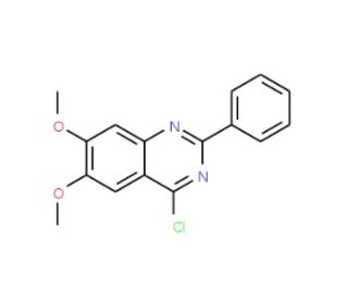 4-chloro-6,7-dimethoxy-2-phenylquinazoline (CAS 221697-86-5) - chemical structure image