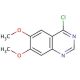 4-Chloro-6,7-dimethoxyquinazoline (CAS 13790-39-1) - chemical structure image
