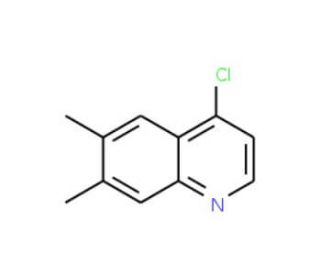 4-Chloro-6,7-dimethylquinoline (CAS 861038-79-1) - chemical structure image