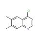 4-Chloro-6,7-dimethylquinoline (CAS 861038-79-1) - chemical structure image