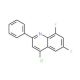 4-Chloro-6,8-difluoro-2-phenylquinoline (CAS 1156275-84-1) - chemical structure image