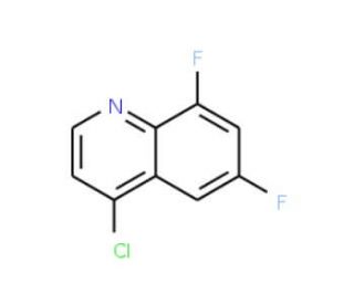 4-Chloro-6,8-difluoroquinoline (CAS 239463-89-9) - chemical structure image