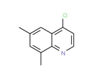 4-Chloro-6,8-dimethylquinoline (CAS 196803-72-2) - chemical structure image