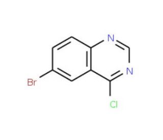 4-Chloro-6-bromoquinazoline (CAS 38267-96-8) - chemical structure image