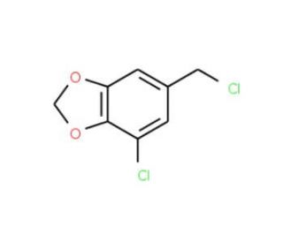 4-chloro-6-(chloromethyl)-1,3-benzodioxole - chemical structure image