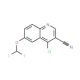 4-chloro-6-(difluoromethoxy)quinoline-3-carbonitrile - chemical structure image