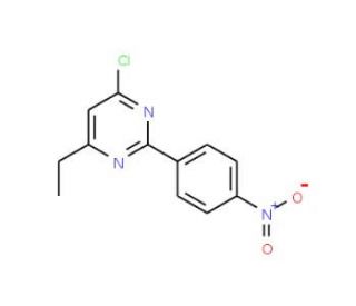 4-chloro-6-ethyl-2-(4-nitrophenyl)pyrimidine - chemical structure image