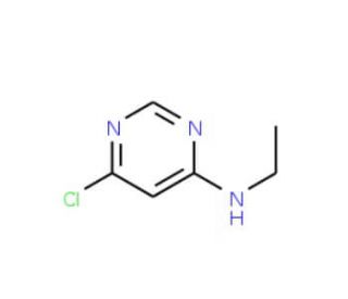 4-Chloro-6-ethylaminopyrimidine (CAS 872511-30-3) - chemical structure image