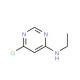 4-Chloro-6-ethylaminopyrimidine (CAS 872511-30-3) - chemical structure image