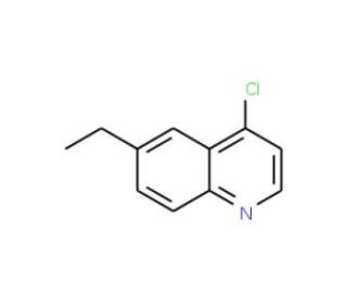 4-Chloro-6-ethylquinoline (CAS 188758-77-2) - chemical structure image