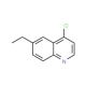 4-Chloro-6-ethylquinoline (CAS 188758-77-2) - chemical structure image