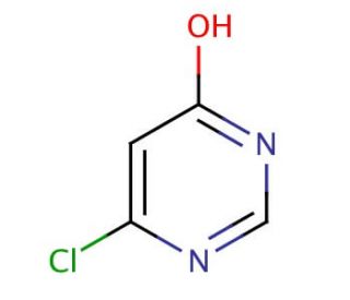 4-Chloro-6-hydroxypyrimidine (CAS 4765-77-9) - chemical structure image