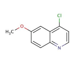4-Chloro-6-methoxyquinoline (CAS 4295-04-9) - chemical structure image