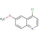 4-Chloro-6-methoxyquinoline (CAS 4295-04-9) - chemical structure image