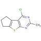 4-Chloro-6-methyl-2,3-dihydro-1H-8-thia-5,7-diaza-cyclopenta[a]indene (CAS 300816-24-4) - chemical structure image