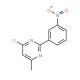 4-chloro-6-methyl-2-(3-nitrophenyl)pyrimidine - chemical structure image