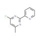 4-Chloro-6-methyl-2-pyridin-2-ylpyrimidine (CAS 77168-31-1) - chemical structure image
