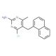 4-Chloro-6-methyl-5-naphthalen-1-ylmethyl-pyrimidin-2-ylamine - chemical structure image