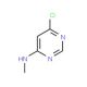 4-Chloro-6-methylaminopyrimidine (CAS 65766-32-7) - chemical structure image