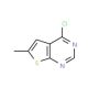 4-Chloro-6-methylthieno[2,3-d]pyrimidine (CAS 106691-21-8) - chemical structure image