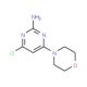4-Chloro-6-morpholin-4-yl-pyrimidin-2-ylamine (CAS 339016-18-1) - chemical structure image