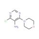 4-Chloro-6-morpholin-4-yl-pyrimidin-5-ylamine (CAS 84762-69-6) - chemical structure image