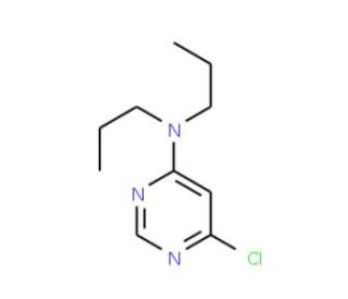 4-Chloro-6-(N,N-dipropylamino)pyrimidine (CAS 951885-40-8) - chemical structure image