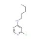 4-Chloro-6-pentylaminopyrimidine (CAS 941294-44-6) - chemical structure image