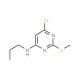 4-Chloro-6-propylamino-2-methylthiopyrimidine (CAS 261765-64-4) - chemical structure image