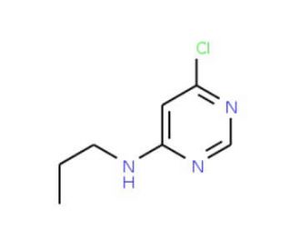 4-Chloro-6-propylaminopyrimidine (CAS 941294-33-3) - chemical structure image