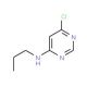 4-Chloro-6-propylaminopyrimidine (CAS 941294-33-3) - chemical structure image