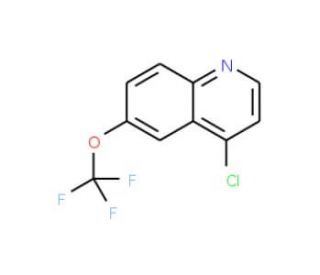 4-Chloro-6-trifluoromethoxyquinoline (CAS 927800-55-3) - chemical structure image
