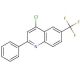 4-Chloro-6-trifluoromethyl-2-phenylquinoline (CAS 1189105-78-9) - chemical structure image