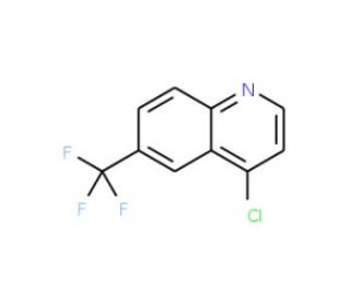 4-Chloro-6-(trifluoromethyl)quinoline (CAS 49713-56-6) - chemical structure image