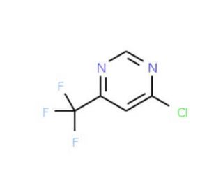 4-Chloro-6-trifluoromethylpyrimidine (CAS 37552-81-1) - chemical structure image