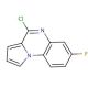 4-Chloro-7-fluoropyrrolo[1,2-a]quinoxaline (CAS 136773-69-8) - chemical structure image