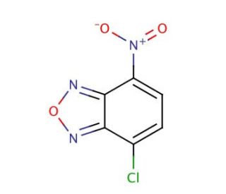 4-Chloro-7-nitrobenzofurazan (CAS 10199-89-0) - chemical structure image