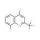 4-Chloro-8-fluoro-2-(trifluoromethyl)quinoline (CAS 401567-85-9) - chemical structure image