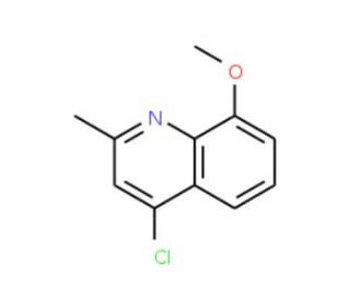 4-Chloro-8-methoxy-2-methylquinoline (CAS 64951-58-2) - chemical structure image