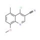4-chloro-8-methoxy-5-methylquinoline-3-carbonitrile (CAS 1017032-65-3) - chemical structure image