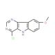 4-Chloro-8-methoxy-5H-pyrimido[5,4-b]indole - chemical structure image
