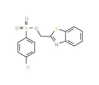 4-Chloro-benzenesulfonic acid benzothiazol-2-ylmethyl ester - chemical structure image
