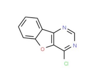 4-Chloro-benzo[4,5]furo[3,2-d]pyrimidine (CAS 39876-88-5) - chemical structure image