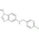 (4-Chloro-benzyl)-(1-methyl-1H-benzoimidazol-5-yl)-amine (CAS 337925-64-1) - chemical structure image