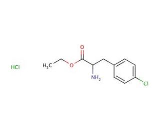 4-Chloro-DL-phenylalanine ethyl ester hydrochloride (CAS 52031-05-7) - chemical structure image