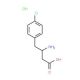 4-Chloro-L-beta-homophenylalanine hydrochloride (CAS 270596-41-3) - chemical structure image