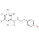 4-Chloro-N-[2-(4-hydroxyphenyl)ethyl]benzamide-d4 - chemical structure image