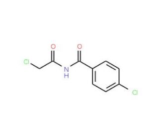 4-Chloro-N-(2-chloro-acetyl)-benzamide - chemical structure image