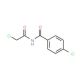 4-Chloro-N-(2-chloro-acetyl)-benzamide - chemical structure image